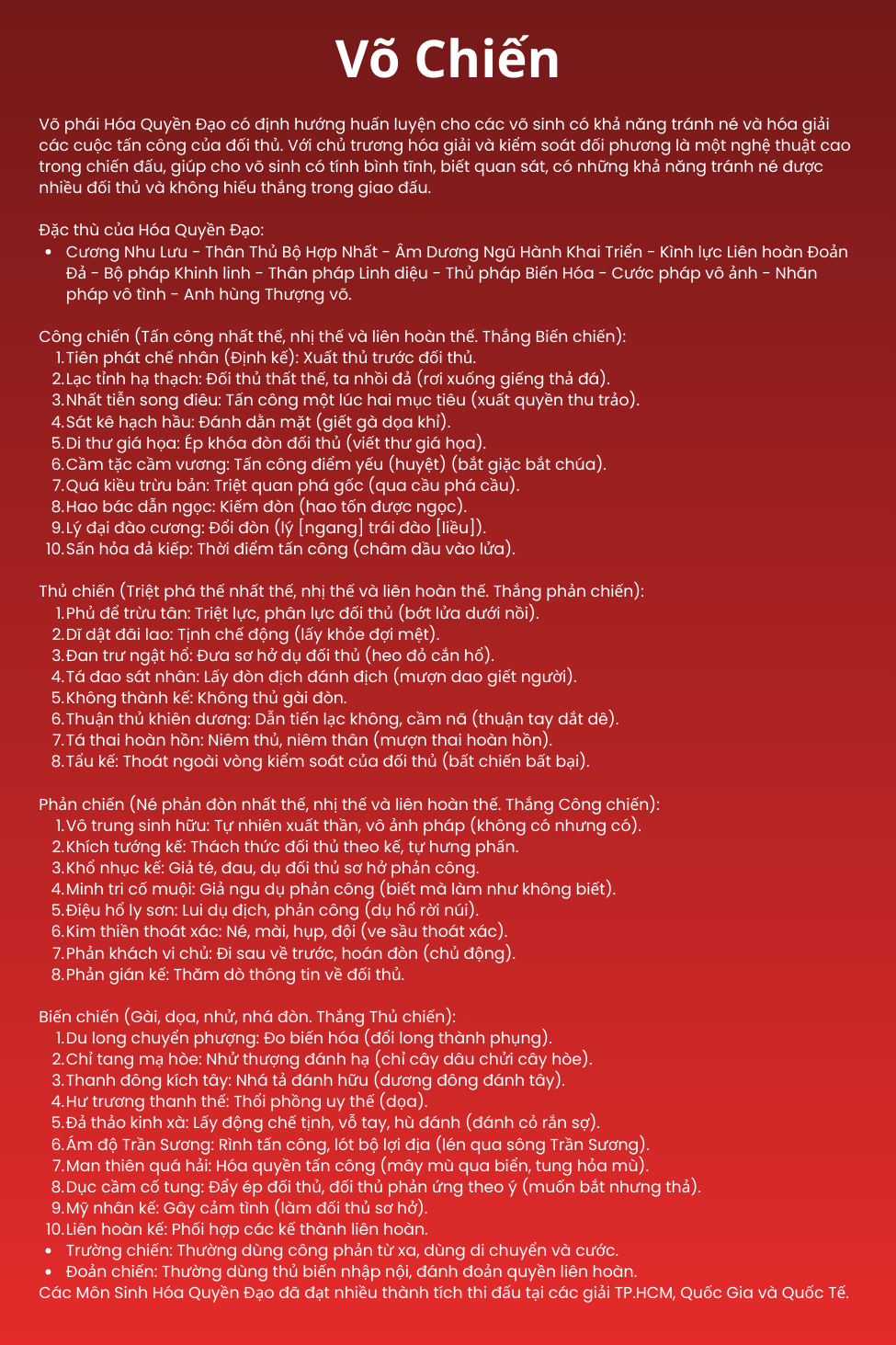 Hình ảnh võ phái