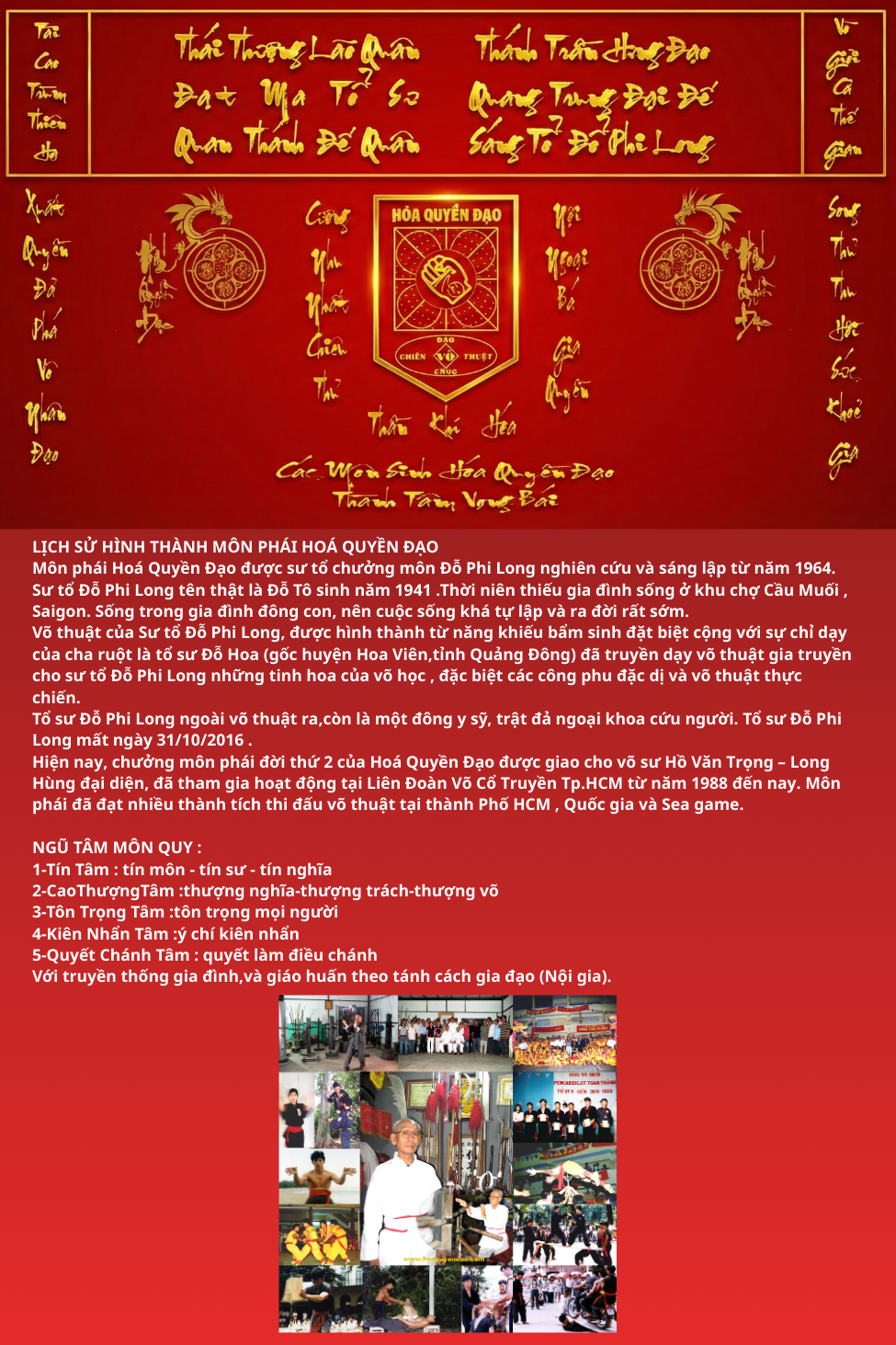 Hình ảnh võ phái